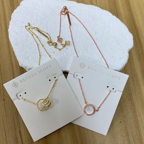 Kendra Scott Gold and Rose Gold Necklaces - Picture 2 of 5